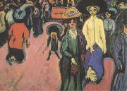 Ernst Ludwig Kirchner The Street (mk09) Sweden oil painting artist